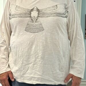 Magnolia Pearl Cream Graphic Long Sleeve Tee